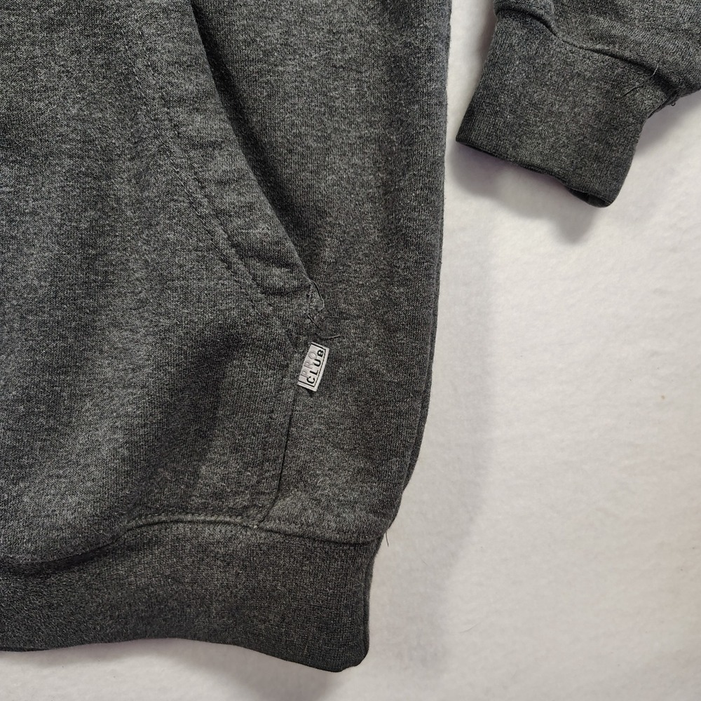 Pro Club Heavyweight Charcoal Gray Hoodie Sweatshirt teen Size S baggy pullover - Picture 4 of 9